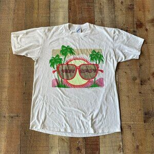 Vintage 1991 Orion Home Video Short Sleeve Vacation Crewneck Graphic T-Shirt -L